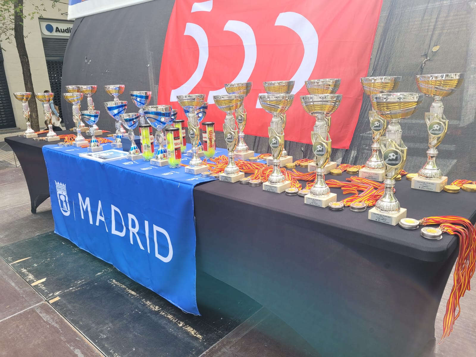 Trofeos de los torneos deportivos de las fiestas de Salamanca